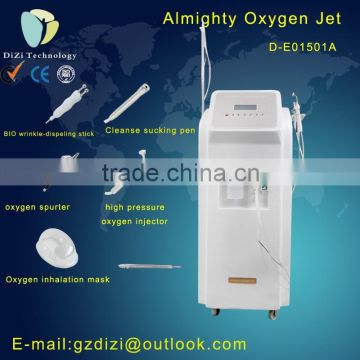 Latest Skin Machine Oxygen Water Oxygen Spray Jet Peel Therapy Equipment Oxygen Skin Care Machine