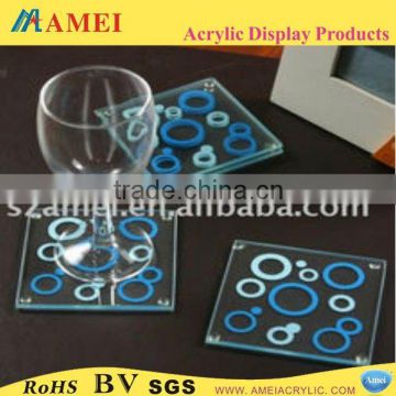 2013 Selling PMMA/Plexiglass/Perspex Coaster Holder/acrylic Coster