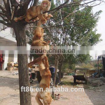 Decorative Furry Artificial Plush Toy Garden Monkey photo-4