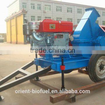 CE diesel wood chipper shredder