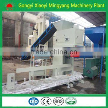 ISO CE coal briquettes bagging machine/charcoal ball packing machinery/automatic package bagging plant supplier008613838391770