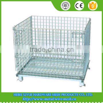High Capacity Stackable Storage Industrial Wire Mesh Containers photo-4