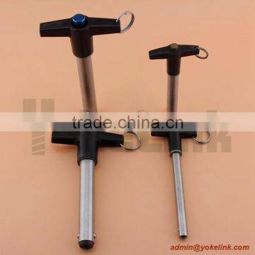 Made in China 17-4 PH Stainless Steel T Handle Lock Pin With Stainless Lanyard photo-2