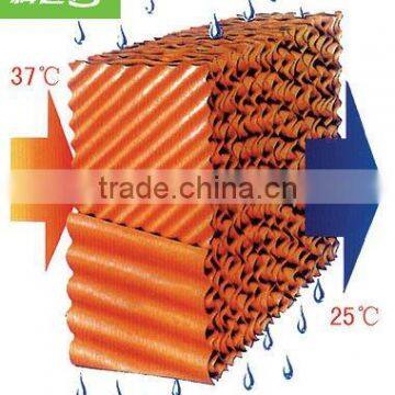 humidification evaporative cooling pad for poultry house