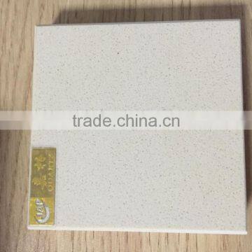 Beige Color Artificial Quartz Stone Slabs Used for Countertops photo-2