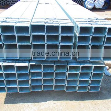 Q195/Q235 erw welded pre galvanized square structure steel pipe/tube