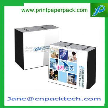 Custom Mobile Phone Packaging Box Fancy Electronic Product Box Printed Rigid Set-up Box photo-2