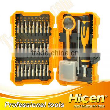 Chrome vanadium 32-in-1 Screwdriver Bit Set with Ratchet Handle