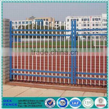 Wrought iron yard fencing / wrought playground palisade fence