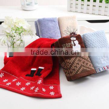 High Quality Cotton Baby Face Towel With Christmas Cartoon Pattern Towels photo-3