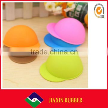 China wholesale hot sale promotion and functional cap shape can lid/silicone cap lid