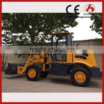 Mini Chinese Wheel Loader ZL10 4 wheel drive tractor with front loader/small 4 wheel drive tractors