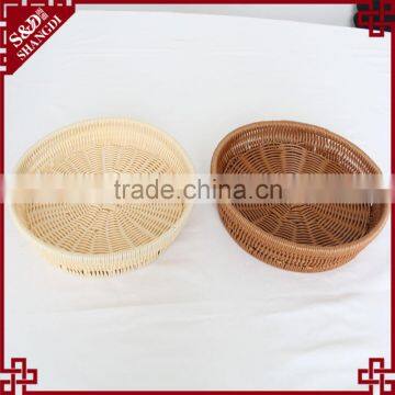 Graceful Weaved Round PP Rattan Bread Basket for Wholesale photo-3