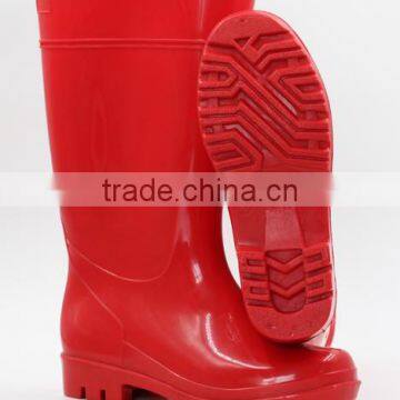 China Factory New design women rain boot, PVC boot