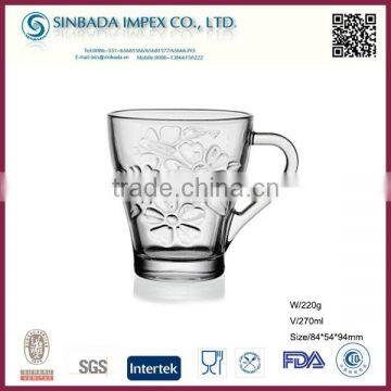 SGS Level KTZB21-3, wholesale exquisite bulk glass coffee mugs