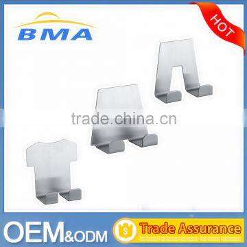 Wholesale Different Shape Small Stick Wall Hook Door Hook For Clothes And Bag