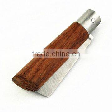 Rose Wood Handle Multi Purpose Outdoor Survival Pocket Knife, Electrical Knife