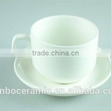 Classic small coffee cup and saucer set, porcelain tea cups and saucers cheap wholesale