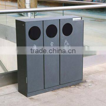 Arlau Metal Steel Street Sorted Trash Can photo-5