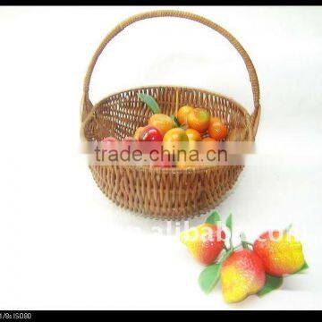 Egg shaped awn woven iron frame storage hamburger basket