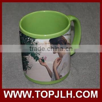 Custom Logo Printed Blank Color Body Ceramic Coffee Cup photo-5