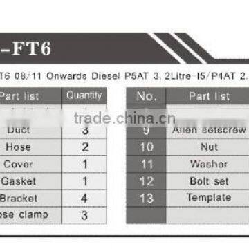Fo rd Range T6 4wd Snorkel Fo rd Diesel Car Snorkel P5AT P4AT photo-5