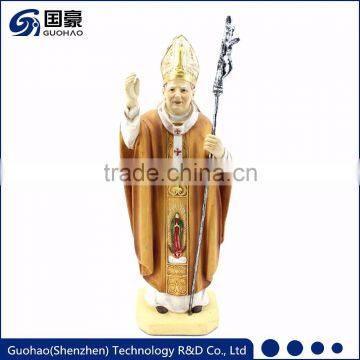 Tailor-made true religious gifts holy father pope San Juan Pablo II statue