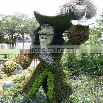 2017 hot sale manufacturer artificial grass animal fake topiary animal