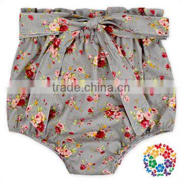 Sweet Baby Grils Summer Floral Bowknot High Waist Bloomer photo-4