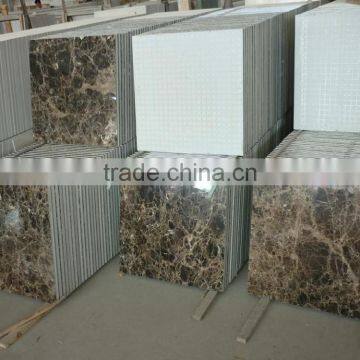 Emperador Marble Composite Tile, Composite Marble Tile