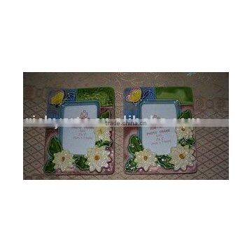 ceramic photo frame,