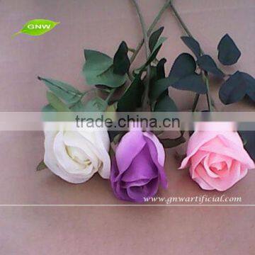 FLS011-4 factory direct artificial flowers cheap for wedding decoraiton china plastic flower rose