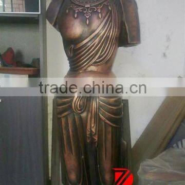 Bronze bust statue lady half body sculptures