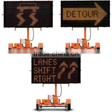 Mobile Variable Message Board Sign and Trailer Manufacturer , Graphic Display, Solar LED and Battery Powered WTMMB photo-2