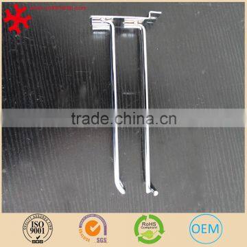 4"Pegboard Slatwall Double Loop Hook for Shop Accessory Chromed Finish - Pack of 100 photo-3