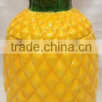 ceramic pineapple cookie jar