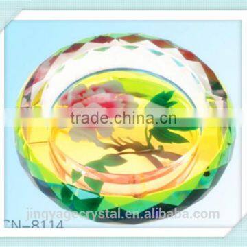 Certification Wholesale Cheap Custom Cut Glass Cigarette Ashtrays photo-5