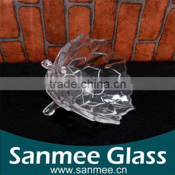 Small Size Leaves Shape Ice Cream Glass Cup photo-2