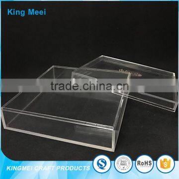 China Factory Custom Acrylic Cube Storage Boxes With Lid photo-3