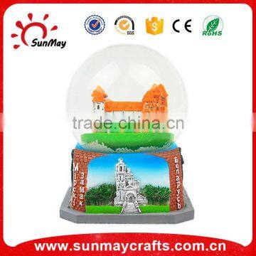 Resin Souvenir of Snow Globe Paris Custom Made Snow Globe Souvenir photo-4