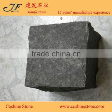 Granite Paving Stone Black Basalt Setts Zhangpu Black Cleft photo-2