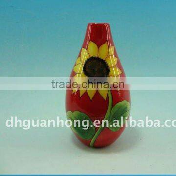 2012 London Olimpic novelty red ceramic flower vase