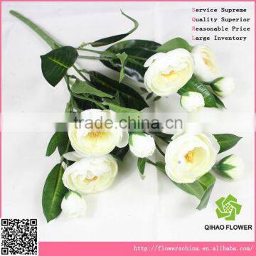 Real Touch Artificial Camellia Flower Decorative Landscaping Flower Bouquet photo-2