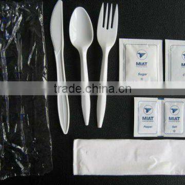 inflight plastic cutlery pack