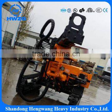 Crawler belt walking DTH drilling rig