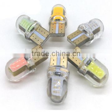 Car T10 silicone glue crystal width modulation in COB chip running lights W5W soak Ed small lights decoding modification