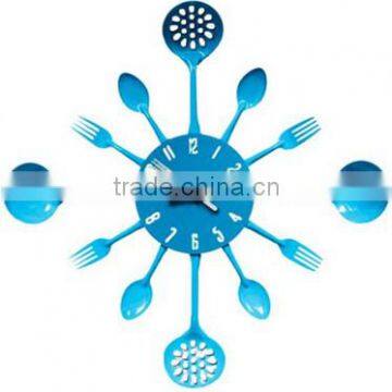 Hot Selling Household Creative Cutlery Metal Wall Clock photo-4
