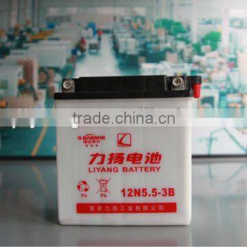 Motorcycle Accessory 6V 4AH 6N4-2A-5 rechargeable battery for motorcycle with high quality