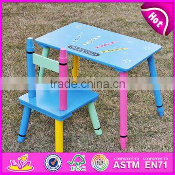2017 New Wooden Children Table for Child, High Quality Wooden Baby Table for Baby,hot Sale Wooden Kids Table for Kids W08G134 photo-4