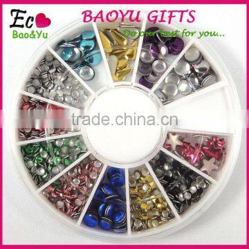 DIY Nail Art Decoration 3D Nail Metal Shell for Nails 3D Nail Art Decoration photo-2